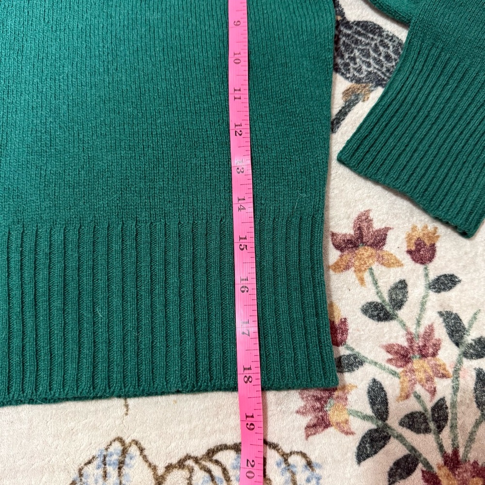 United colors of Benetton Green Women's Sweater size s 100% pure wool - Picture 3 of 6